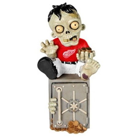 FOREVER COLLECTIBLES Detroit Red Wings Zombie Figurine Bank 8784952016